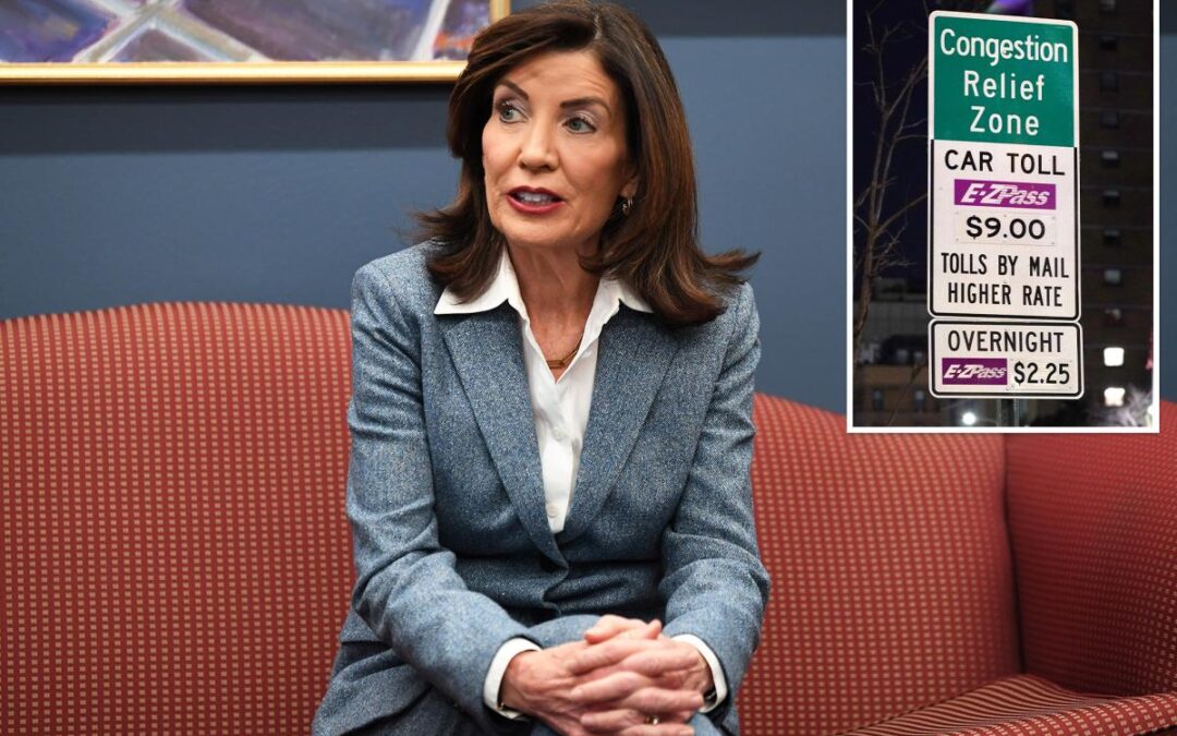 Hochul finally reveals how much in NYC congestion pricing tolls she paid under MTA deal