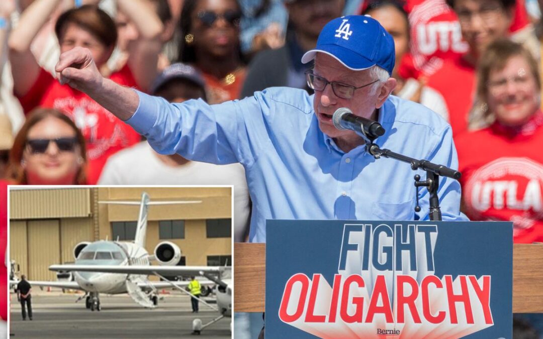 Bernie Sanders spent over $550K in 2025 campaign funds on private jets, filings show