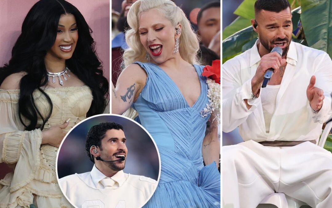 All the celebrities in Bad Bunny’s Super Bowl 2026 Halftime Show: Lady Gaga, Cardi B, more