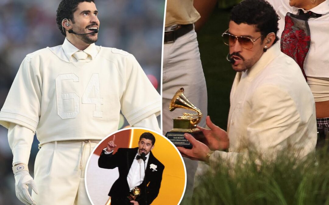 What does the ‘64’ on Bad Bunny’s Super Bowl 2026 halftime show outfit mean? We have some ideas