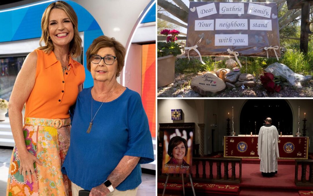 Nancy Guthrie was supposed to go to pal’s house to watch church service on day she was reported missing: family source