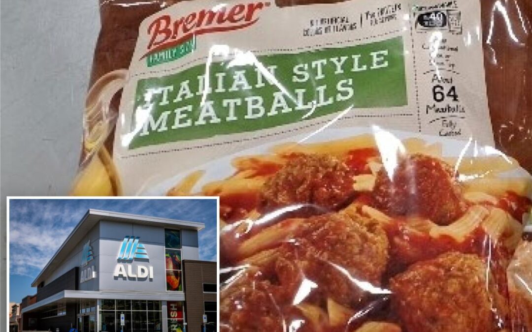 Frozen meatballs sold at Aldi stores nationwide recalled after metal fragments found