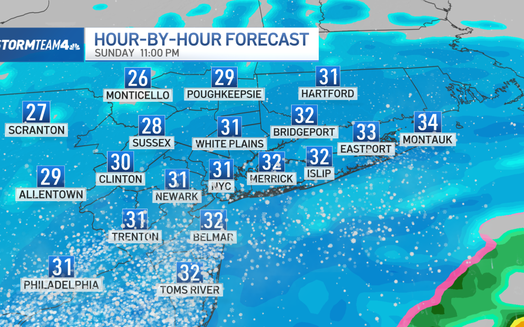 When will the snow hit? See hourly radar for the weekend storm