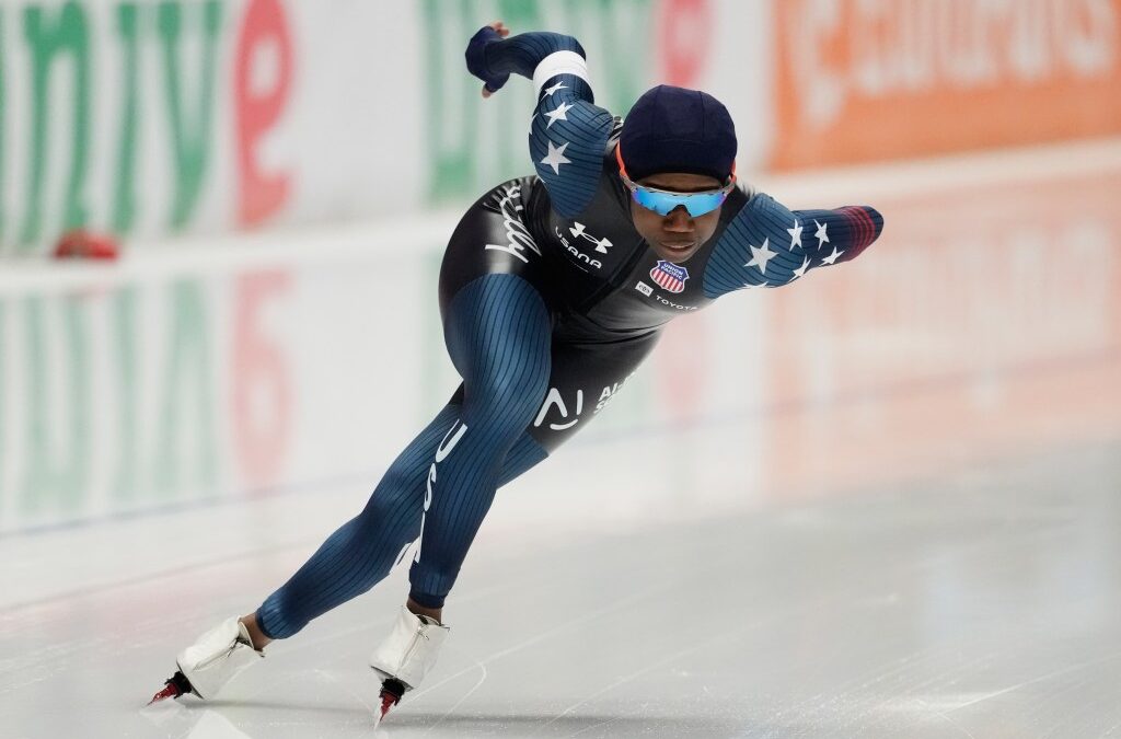 Speedskater Erin Jackson, bobsledder Frank Del Duca picked as US flagbearers for Winter Olympics