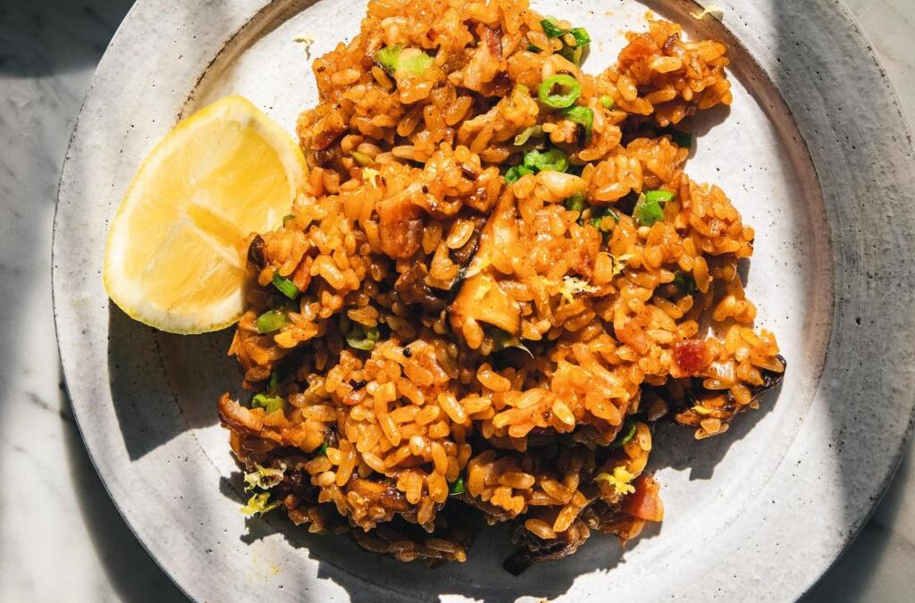 This sticky rice recipe riffs on a dim sum classic for Lunar New Year or any time