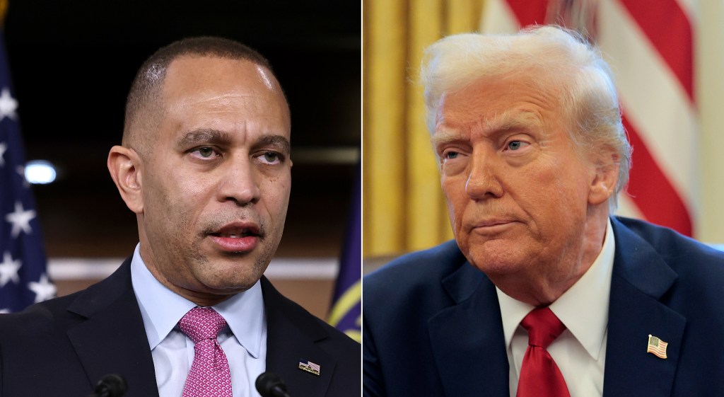Greene: Hakeem Jeffries drops F-bomb on Trump over racist video post