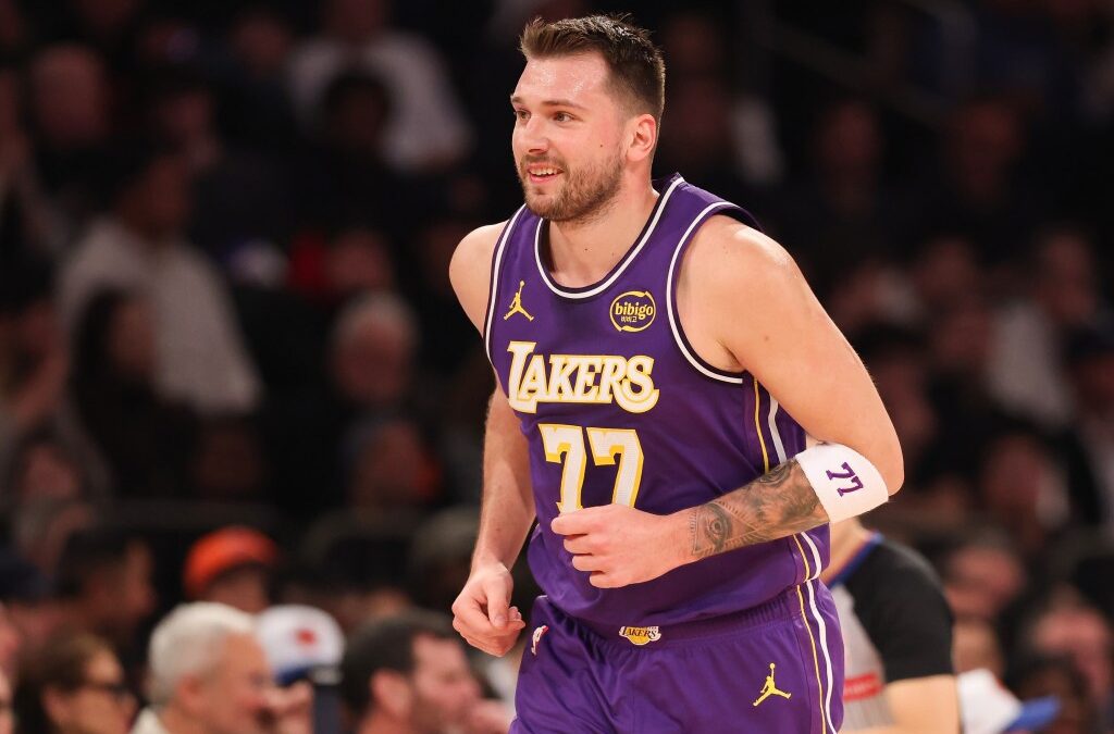 On anniversary of trade, Lakers’ Luka Doncic dazzles in loss to Knicks at Garden