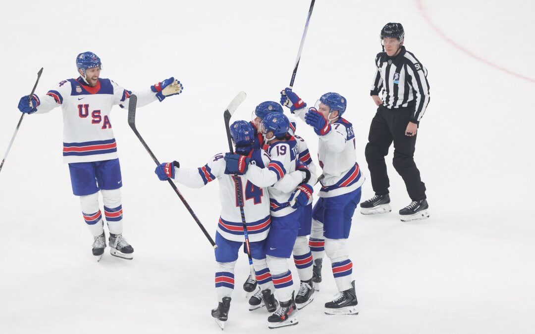 Who scored the last hat trick for Team USA in Men's Hockey?