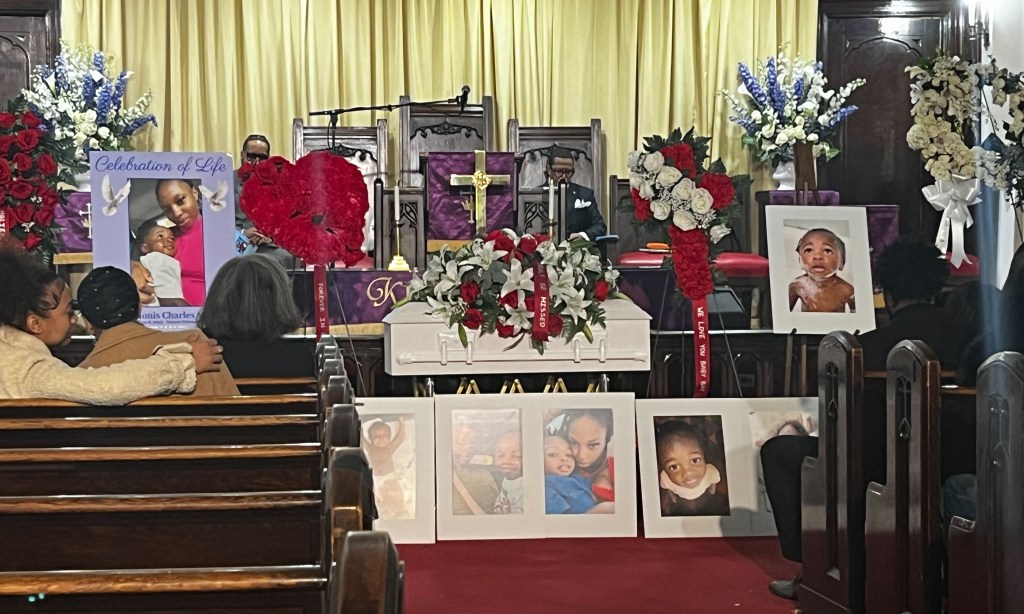 Calls for justice at Harlem funeral of boy, 2, whose dad is accused of beating him to death