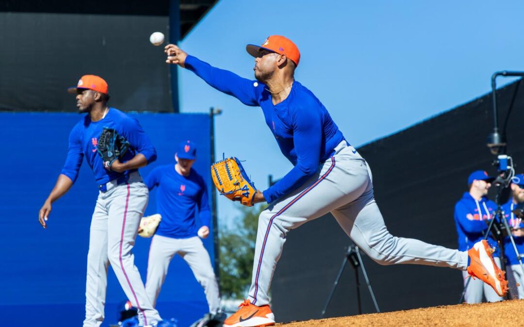 Freddy Peralta’s Mets acclimation takes its first spring training step