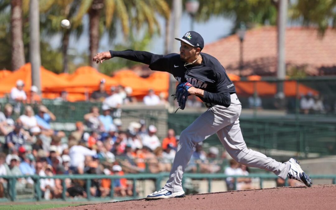 Yankees’ Elmer Rodriguez looks like a top pitching prospect during spring debut