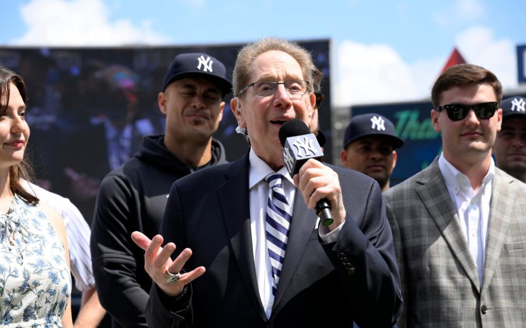 Legendary Yankees voice John Sterling, 87, reveals he had a heart attack last month