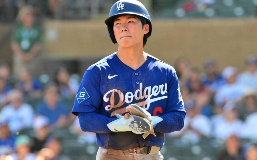 Hyeseong Kim is improving his swing –– and his Dodgers roster chances
