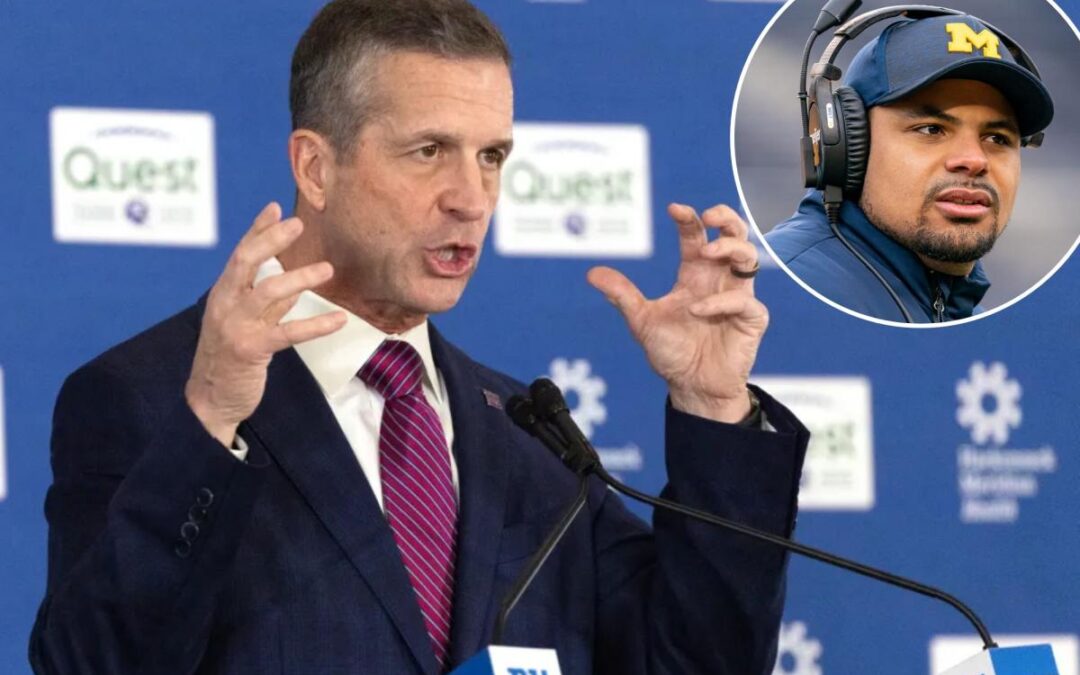 Giants’ John Harbaugh hiring coach who worked for his brother Jim