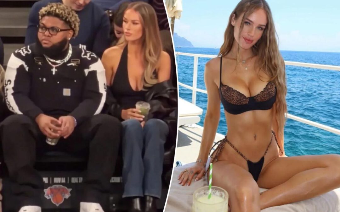 Druski, porn star Sky Bri stir buzz with Celebrity Row appearance at Knicks game