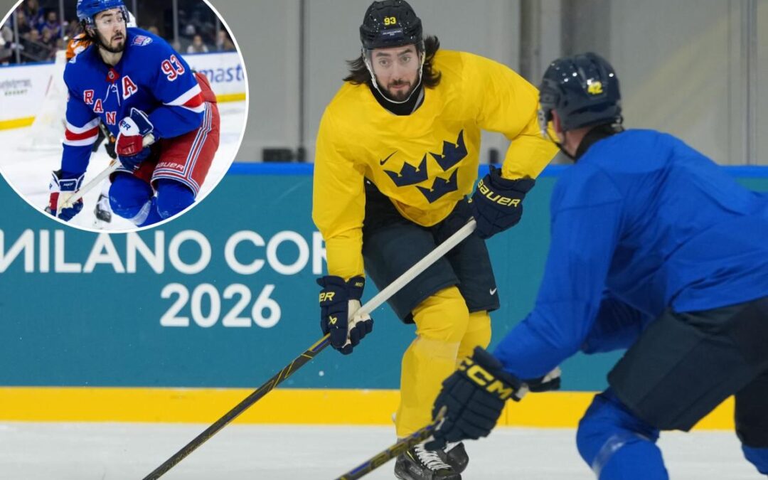 Mika Zibanejad is a different man for Sweden — Tre Kronor is counting on it