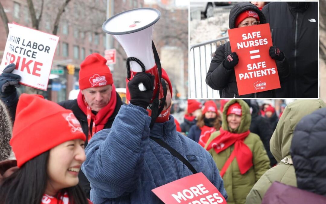 NYC nurses, hospitals to huddle Monday to try to finally end historic strike