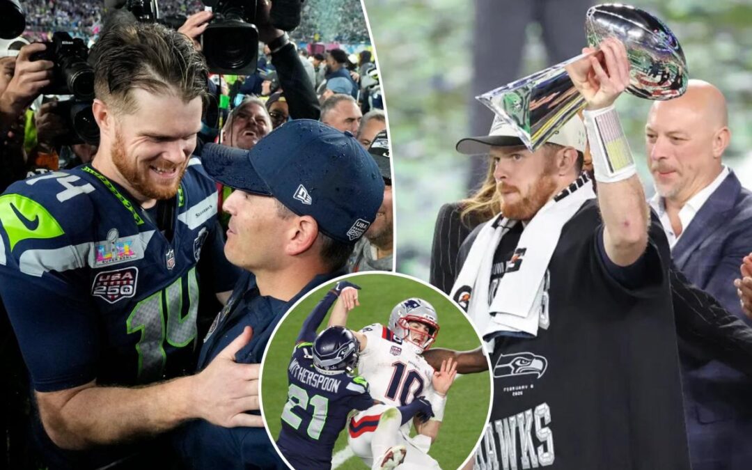 Seahawks dominate Drake Maye, Patriots to win Super Bowl 2026