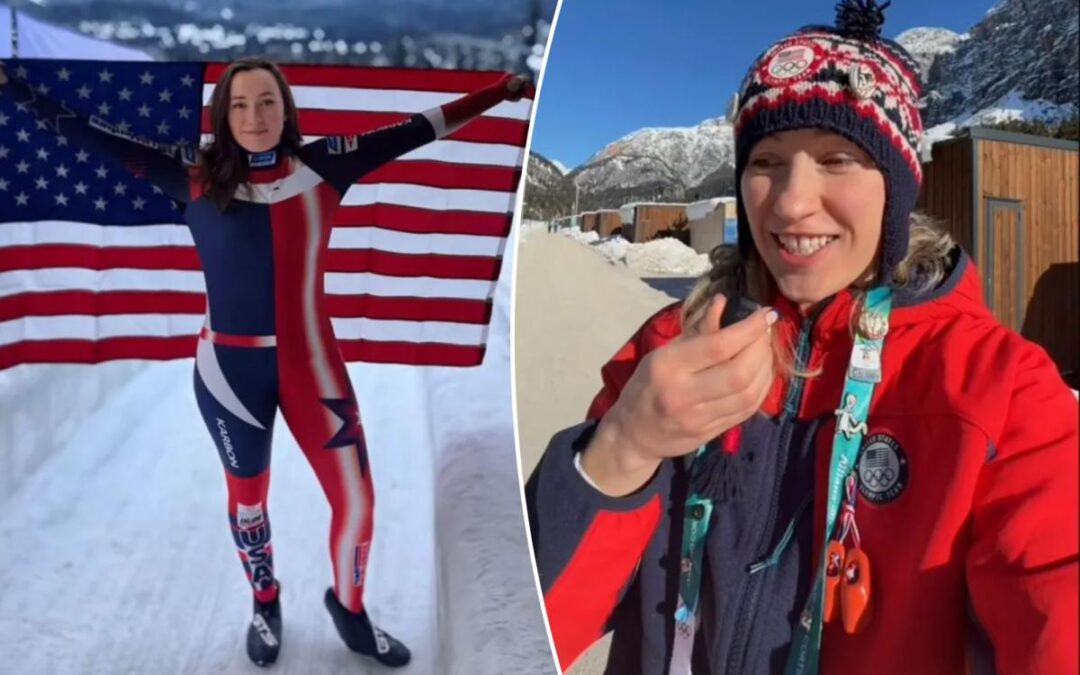 American Sophia Kirkby, Winter Olympics’ ‘most eligible bachelorette,’ seeks Valentine’s date after making history