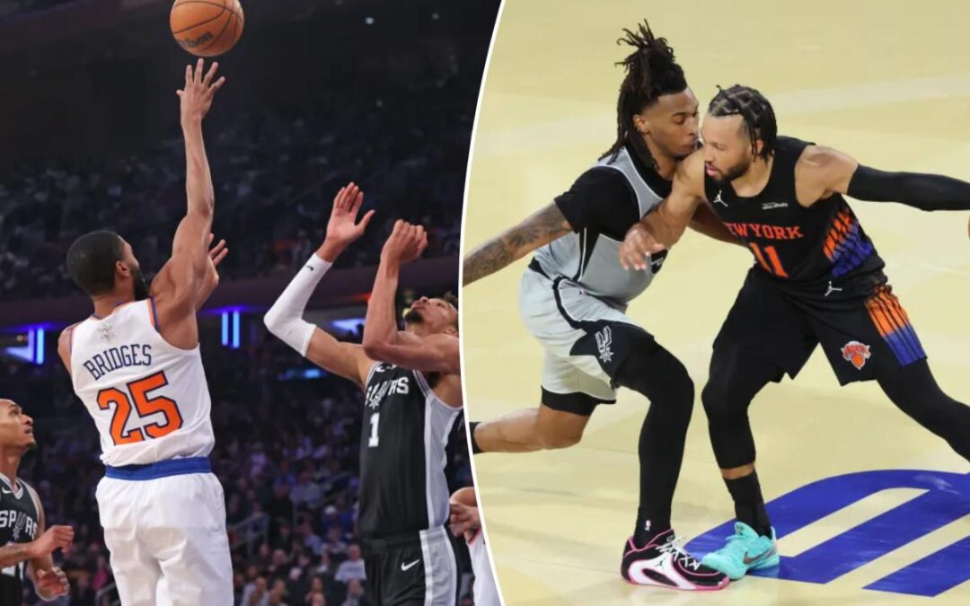 Knicks, Spurs meet again after going on different paths following NBA Cup