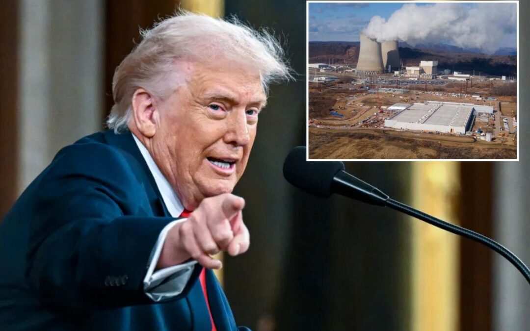 Trump’s message for big tech with energy-hungry AI projects: Build your own power plants!