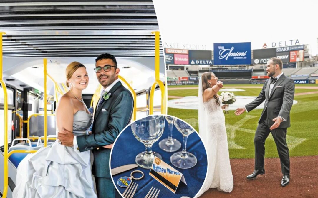 Think local: These weddings went big on neighborhood pride