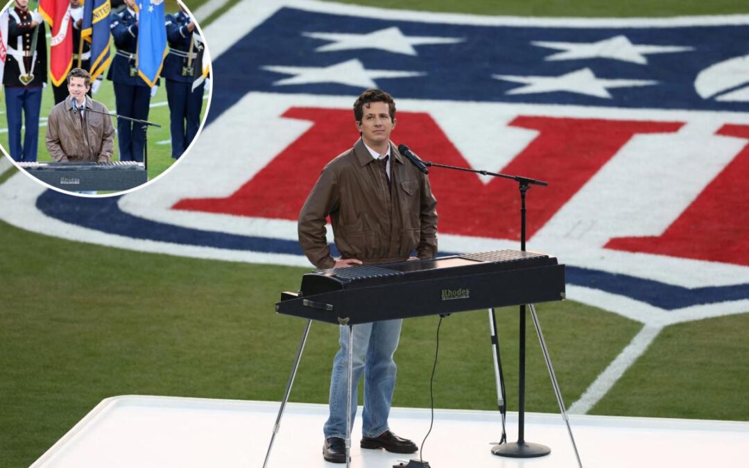 No controversy this year as Charlie Puth’s national anthem goes under projected time before Super Bowl 2026