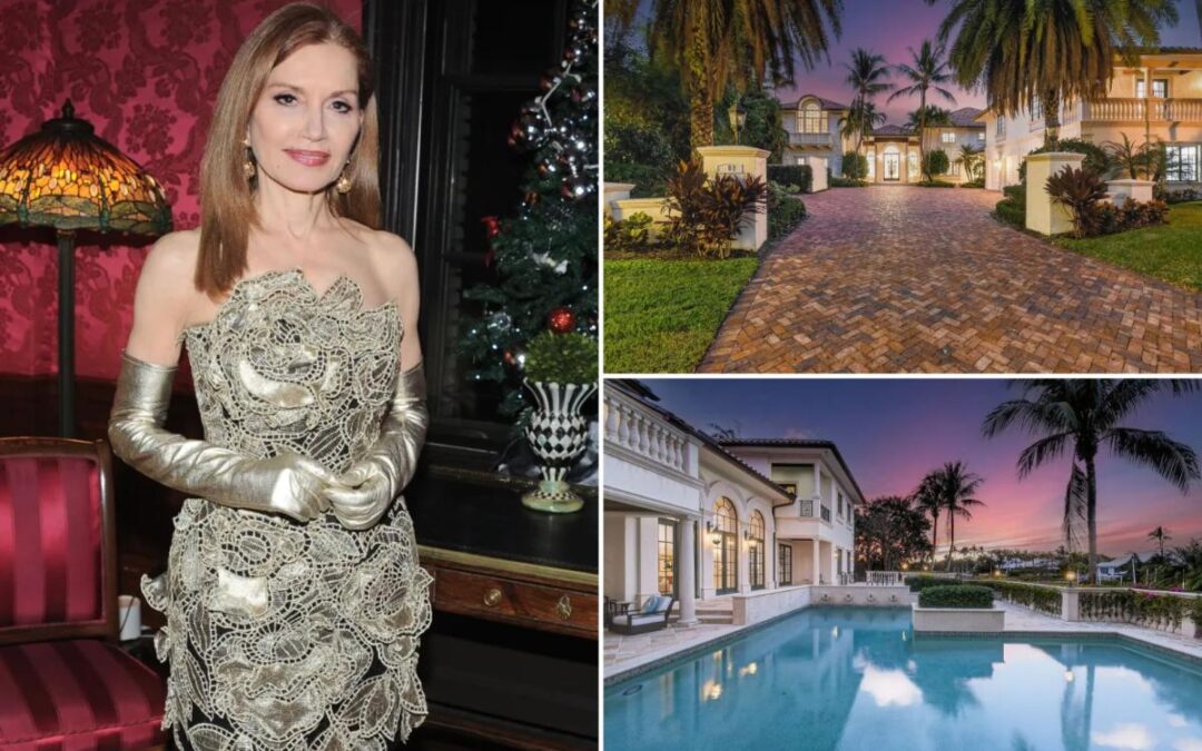 NYC socialite Jean Shafiroff wants $17.2M for her Florida home — with 2 kitchens, 2 bars and 2 libraries
