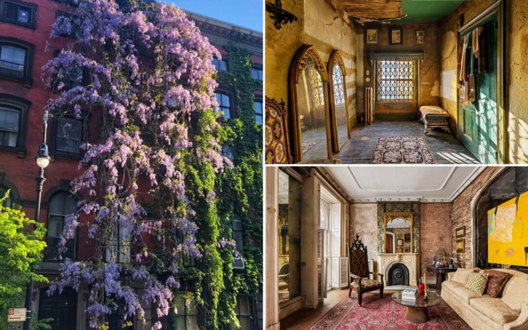 The East Village building whose towering wisteria gives locals the first glimpse of spring has listed for sale