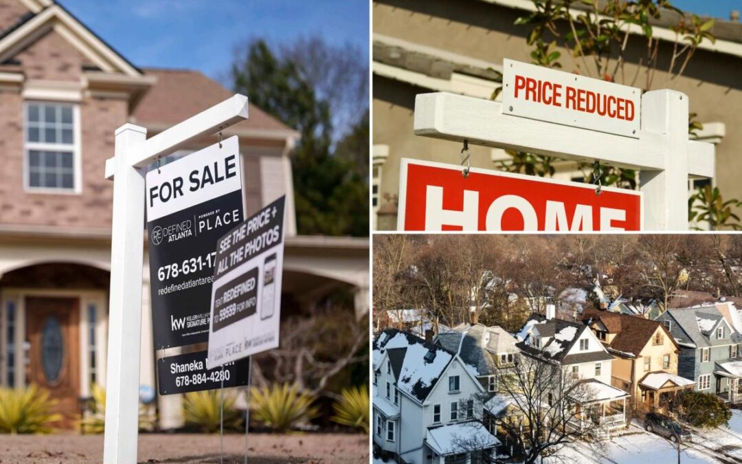 The US now has 44% more home sellers than buyers — a near-record gap that flips the market