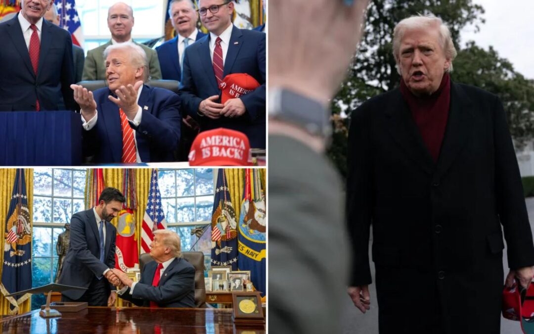 Trump nears 500 press interactions in second term, blowing past Biden, data show