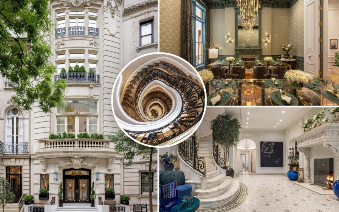 NYC townhouse with Hermès leather walls that once aimed for a record just got a $12.5M discount