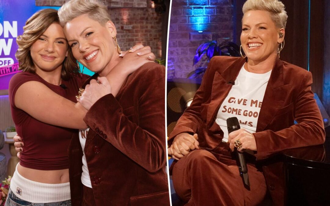 Pink sends pointed message while hosting Kelly Clarkson Show after divorce, talkshow takeover reports