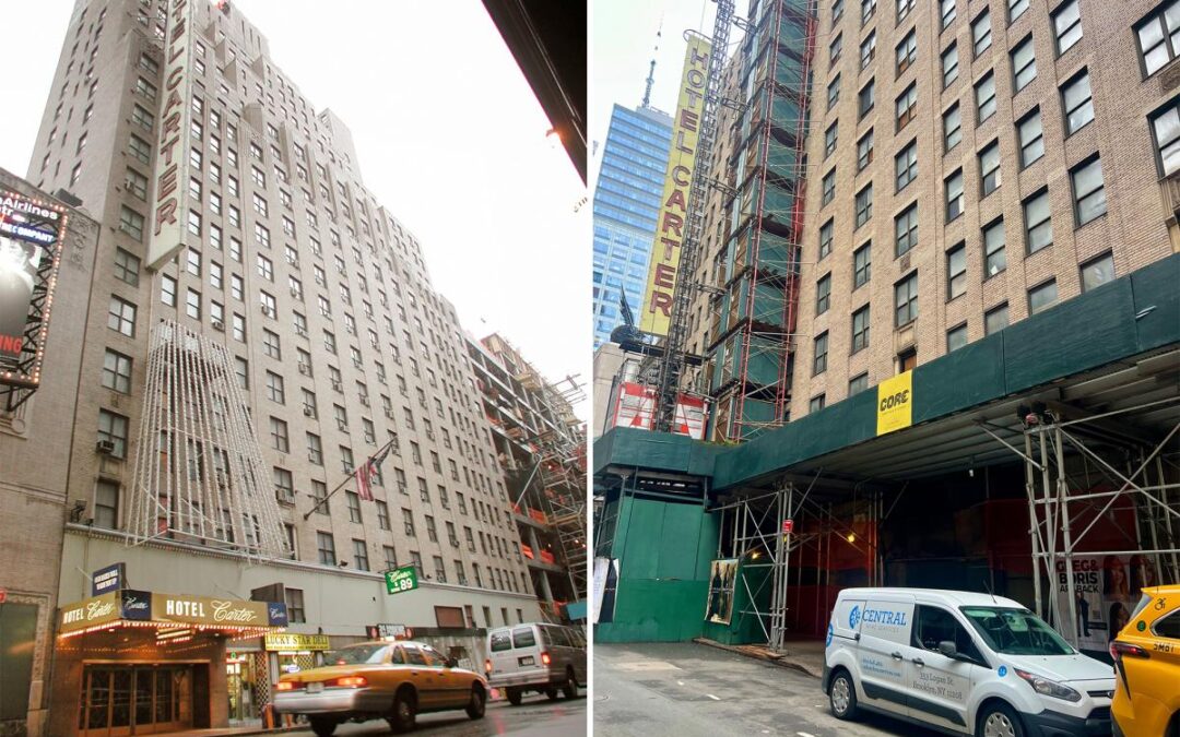 Midtown’s vacant Carter Hotel to be sold at auction in possible Times Square boon