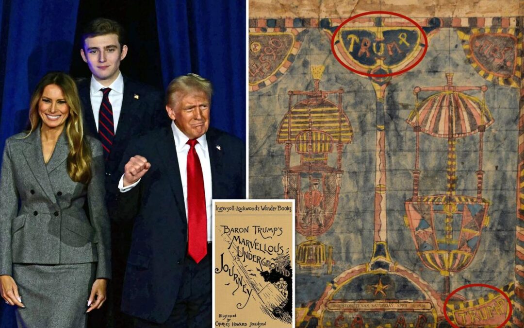 Is President Trump a time traveler? Century-old sketches spark new conspiracy theories