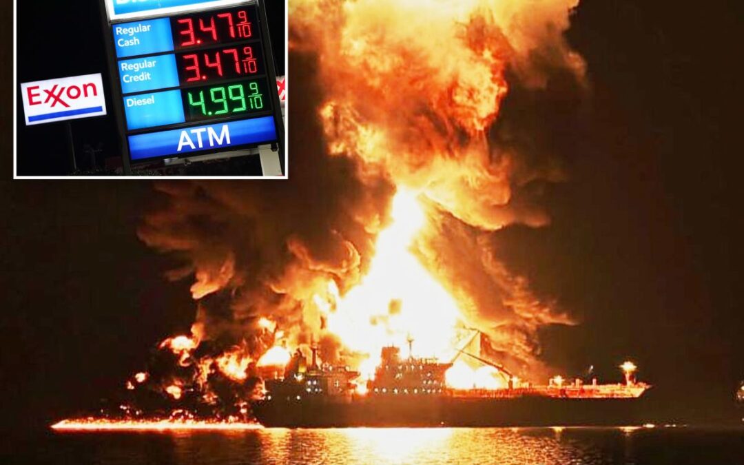 Gas prices reach highest level since October 2023 as oil holds above $100 per barrel; US stocks jump