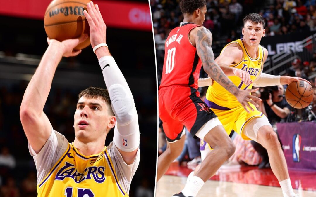 Lakers’ Jake LaRavia relishing opportunity to play in all 82 games