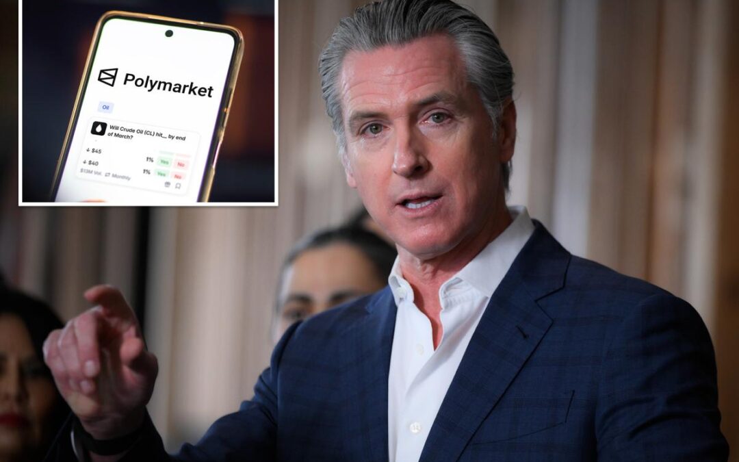 California Gov. Gavin Newsom bans state officials from making bets on Polymarket, Kalshi with insider info