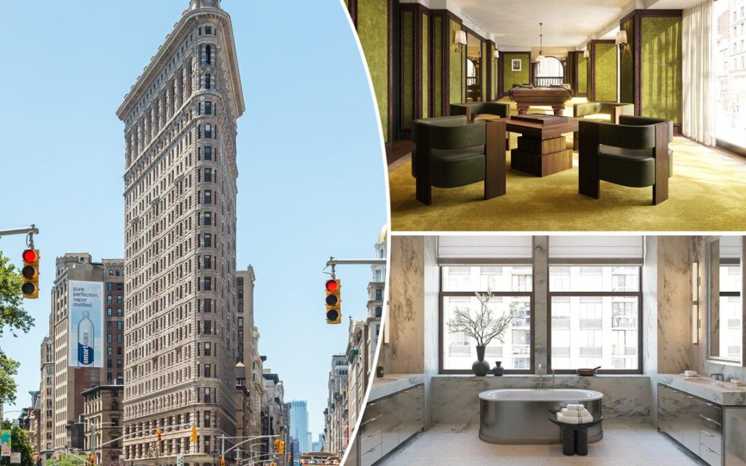 Full-floor $30.5M home finds a buyer at the iconic Flatiron Building — the priciest sale inside to date