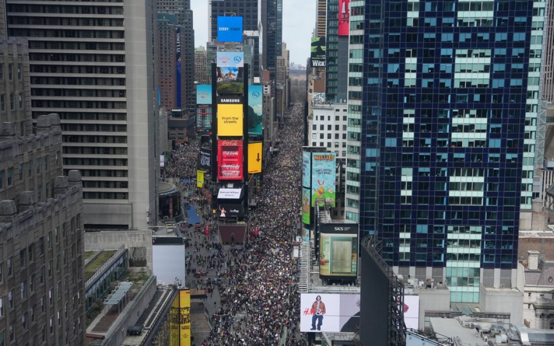 Recap: Thousands march across NYC for third ‘No Kings' protest
