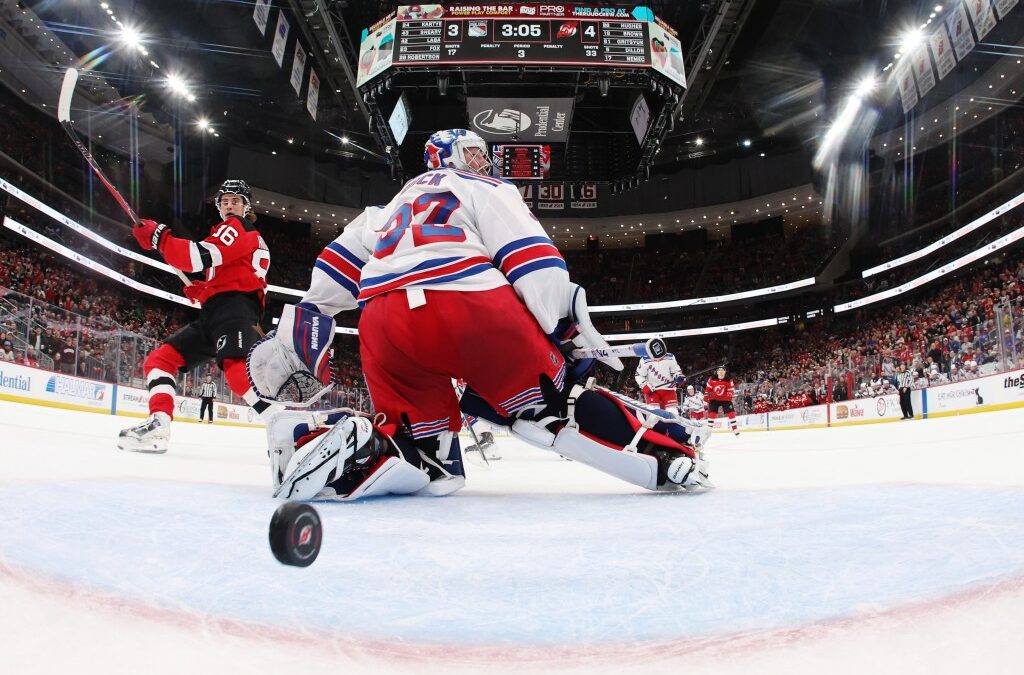 Jack Hughes has a hat trick and an assist in the Devils’ 6-3 win over Rangers