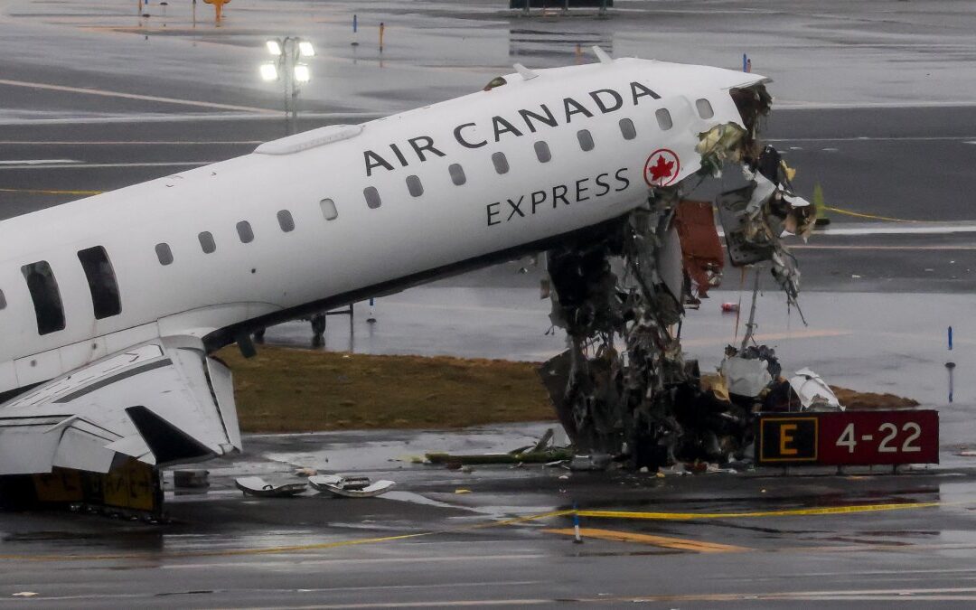 Flight attendant thrown from Air Canada plane survives in a ‘total miracle'