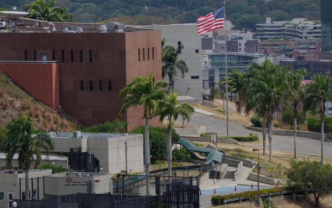 American flag raised at US Embassy in Venezuela for the 1st time since 2019
