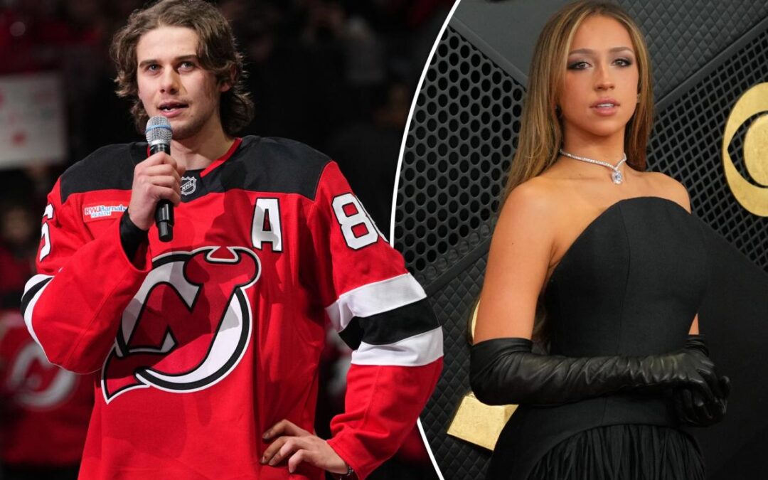 USA men’s hockey hero Jack Hughes, pop star Tate McRae ‘exclusively’ dating