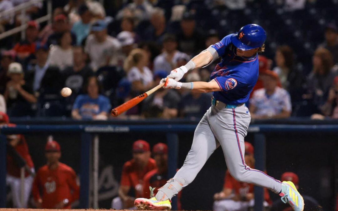 Carson Benge keeps displaying what Mets like in spring games with ‘tough decisions’ ahead