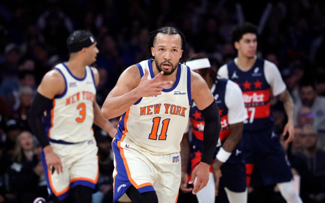 Knicks rout tanking Wizards in laugher they needed as winning streak hits six