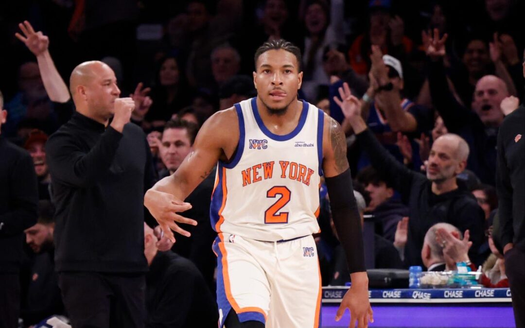 Knicks upgrade Miles McBride’s status as he appears on verge of return from injury