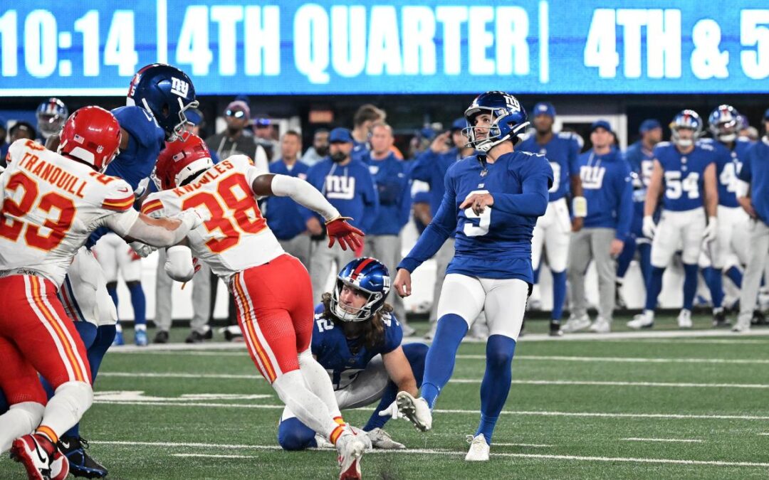 Giants release injury-plague kicker Graham Gano after six seasons