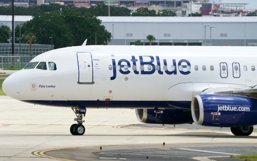 JetBlue shares jump 14% on report airline is exploring sale — 2 years after Spirit deal blocked