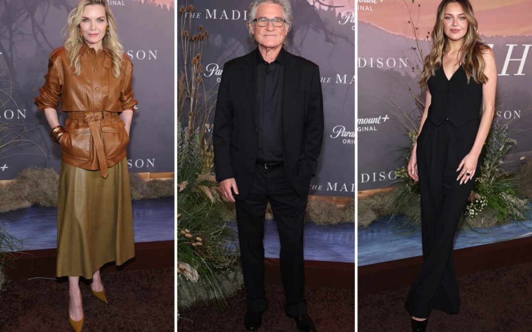 ‘The Madison’ NY premiere red carpet: Michelle Pfeiffer, Kurt Russell, Kelsea Ballerini and more